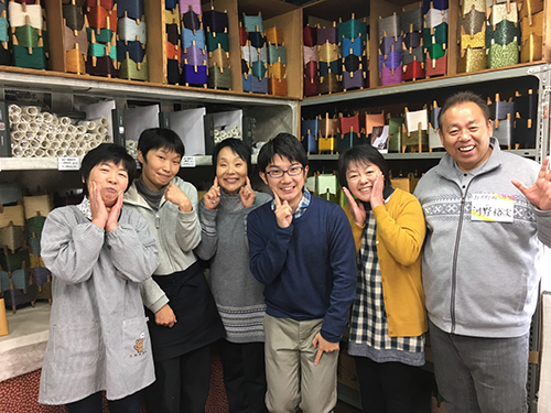 あさイチから取材にこられた小堺翔太さんと一緒に記念撮影